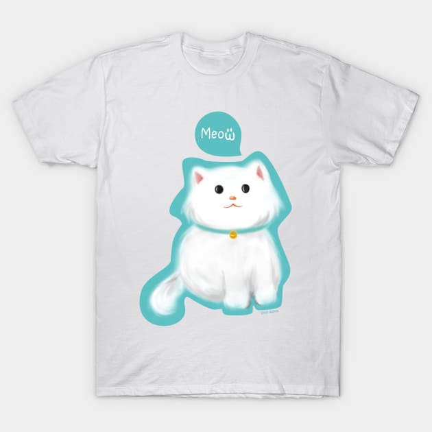 kawai neko T-Shirt by dyahaditya